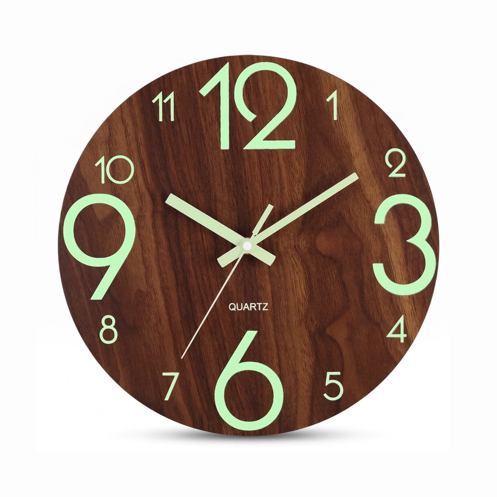 Luminous Numbers Wall Clock – product view 5