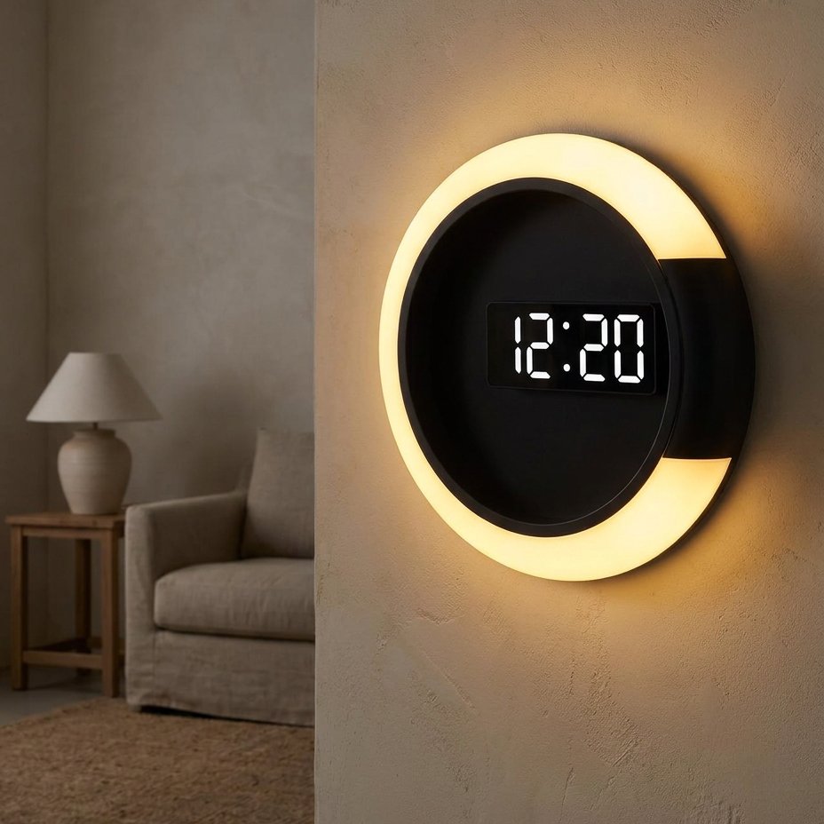 Luminous Ring Wall Clock – product image
