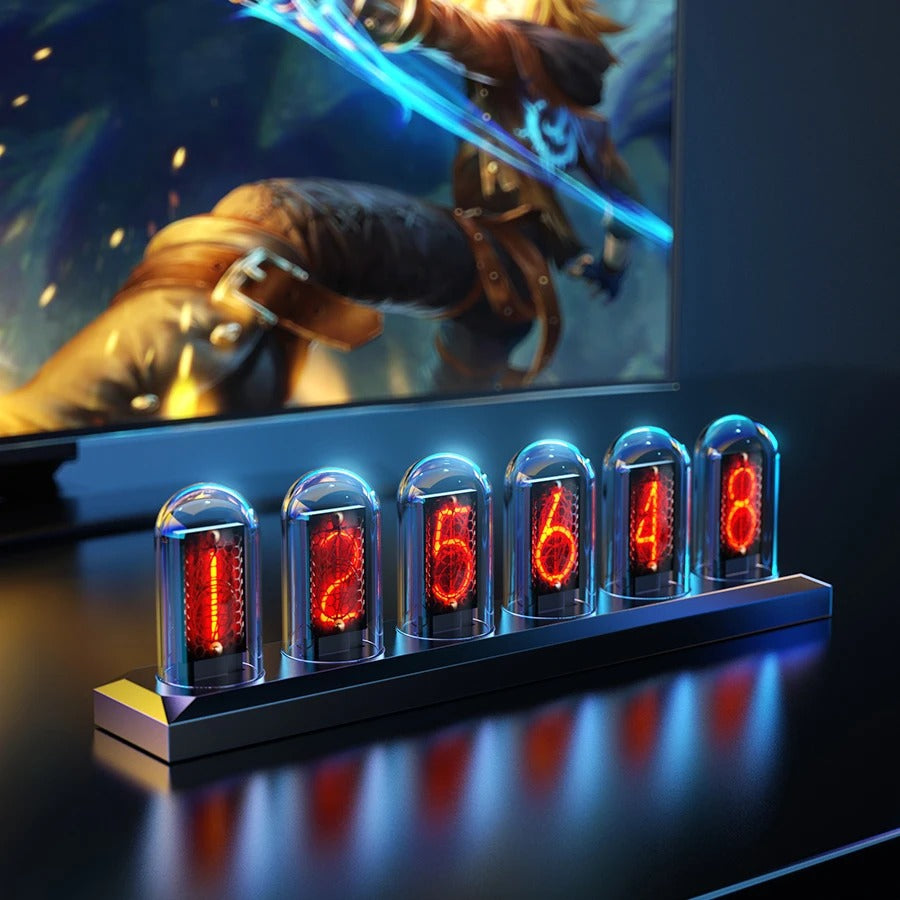 Luminous Tubes Wall Clock – product image
