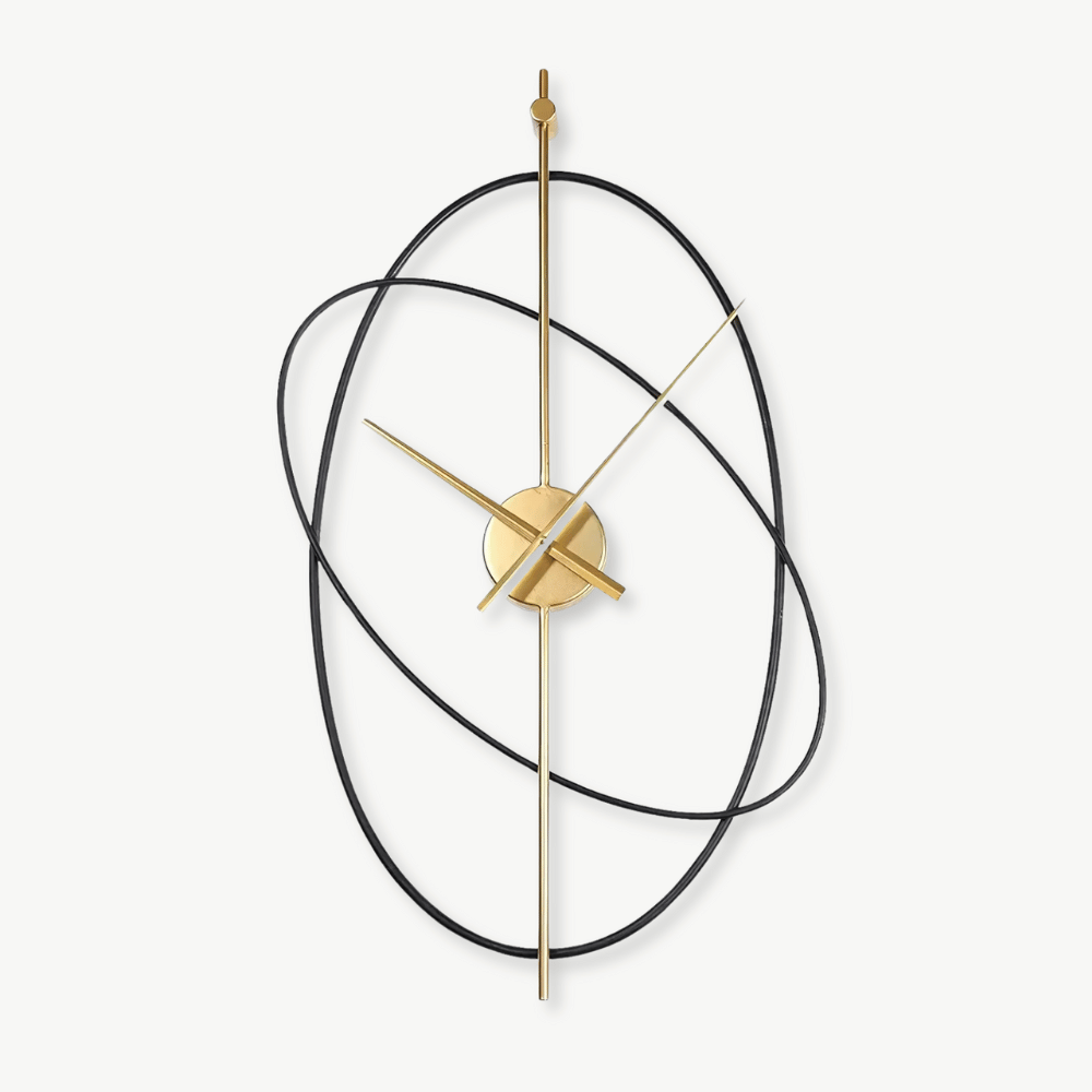 Luxury Rings Wall Clock – Moyenne 33 X 60 cm