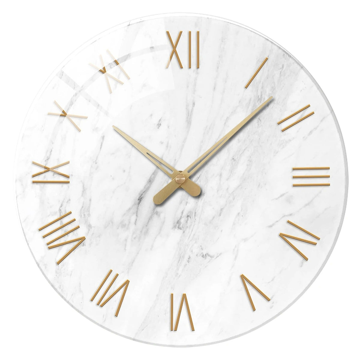 Marble Roman Numeral Wall Clock – product view 7