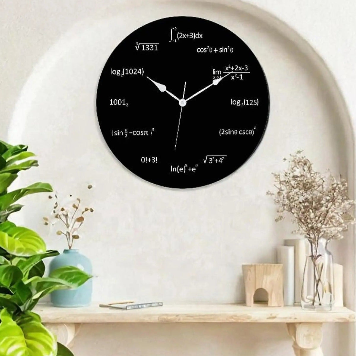 Math Equations Wall Clock – product view 2
