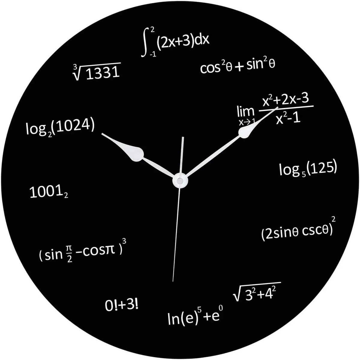 Math Equations Wall Clock – product view 3