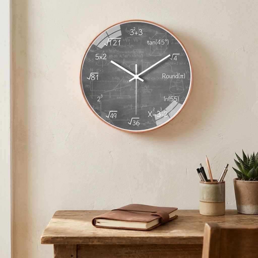 Mathematical Formulas Wall Clock – product image