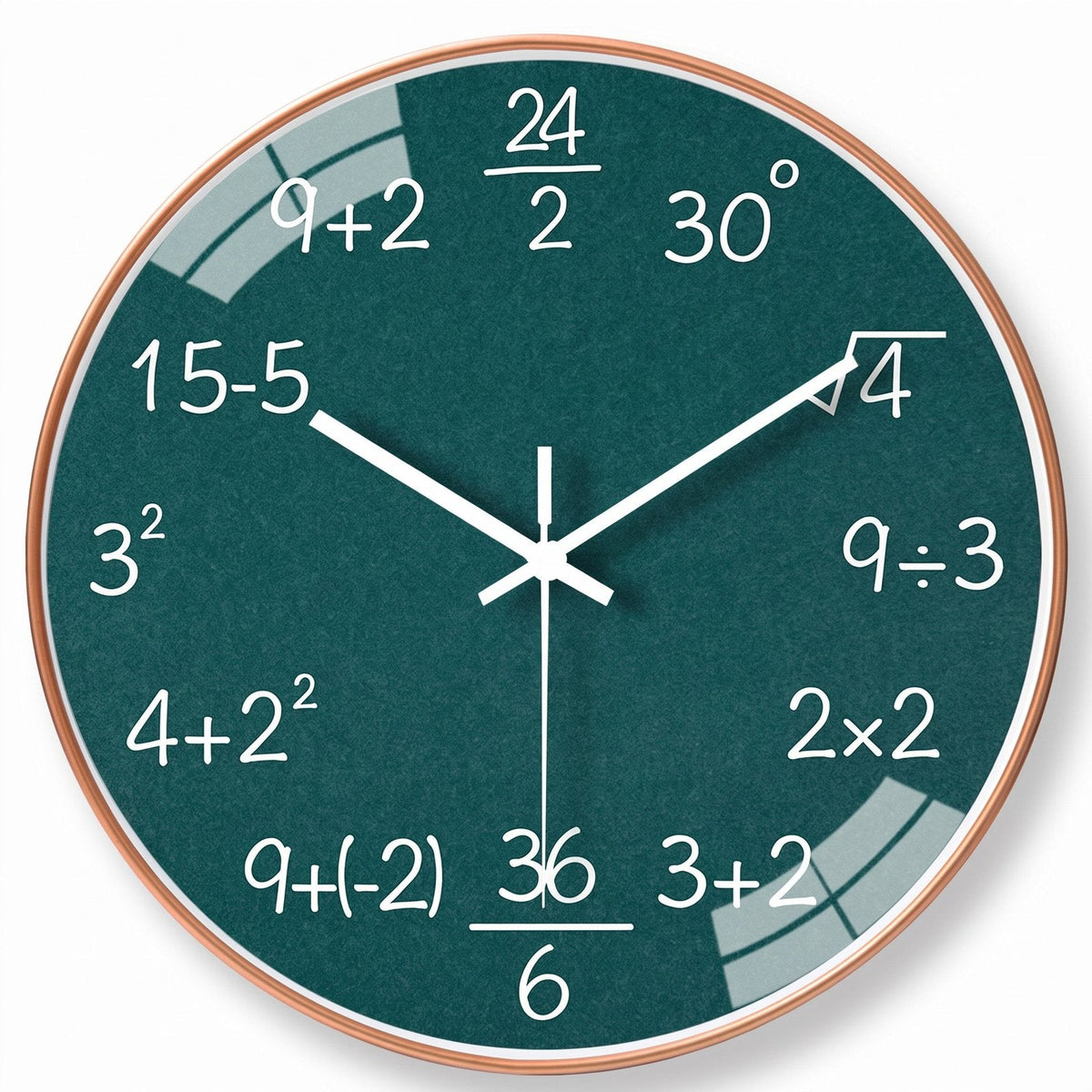 Mathematical Formulas Wall Clock – product view 5