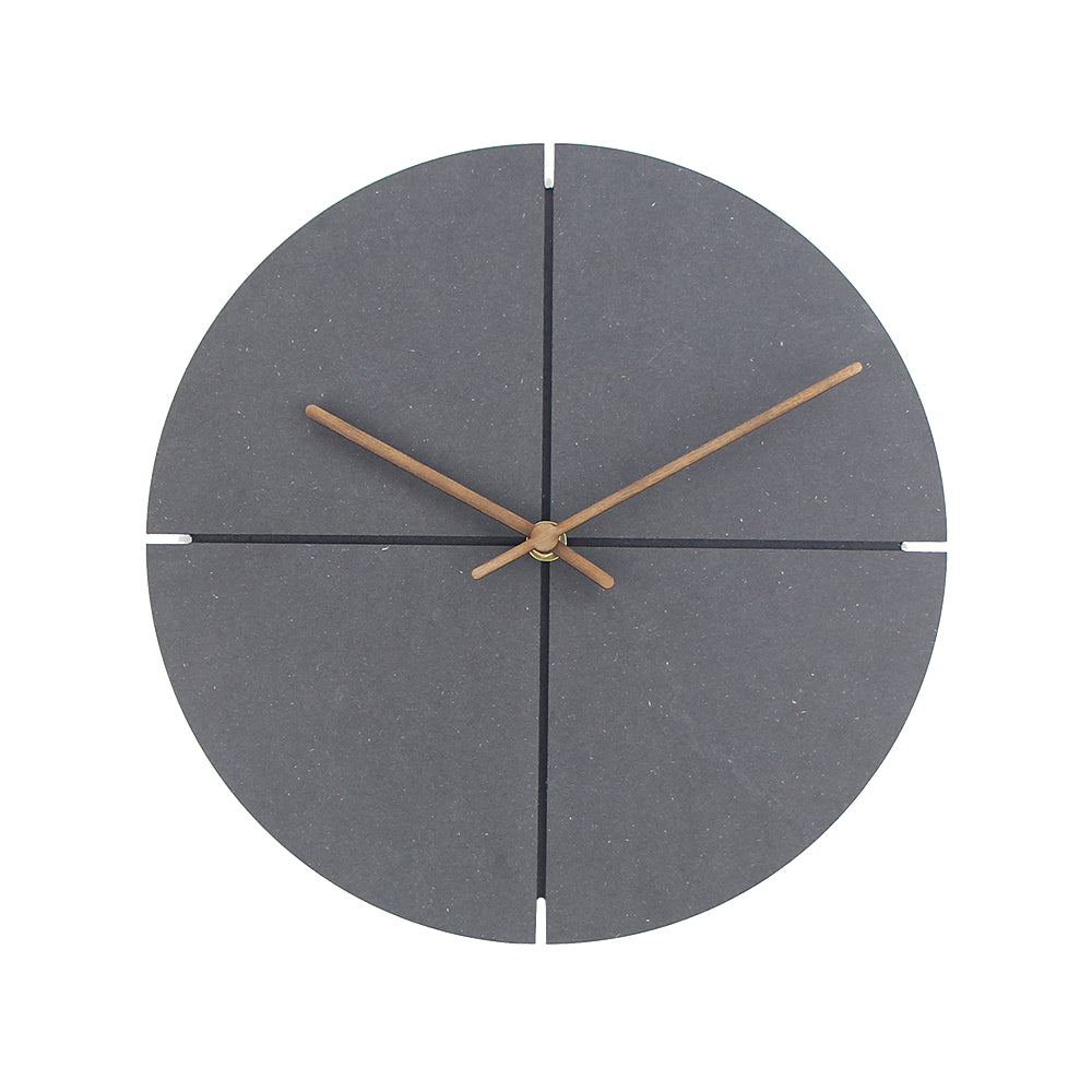 Matte Gray Wall Clock – product view 2