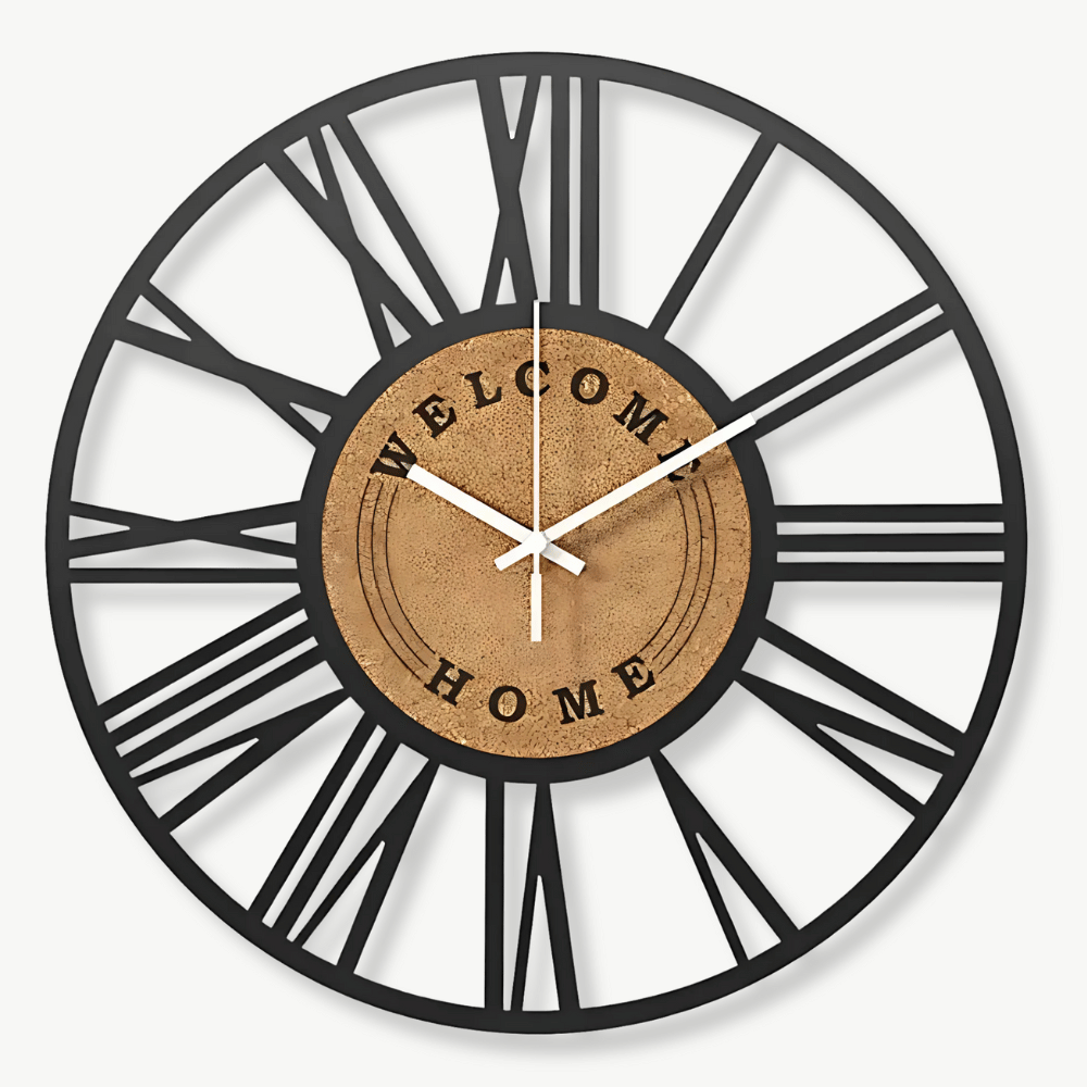 Metal and Cork Wall Clock – Standard