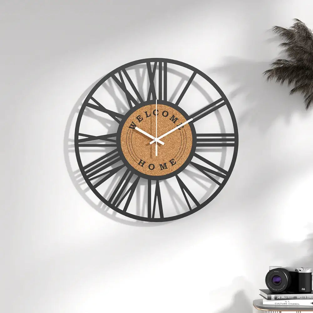 Metal and Cork Wall Clock – view 3