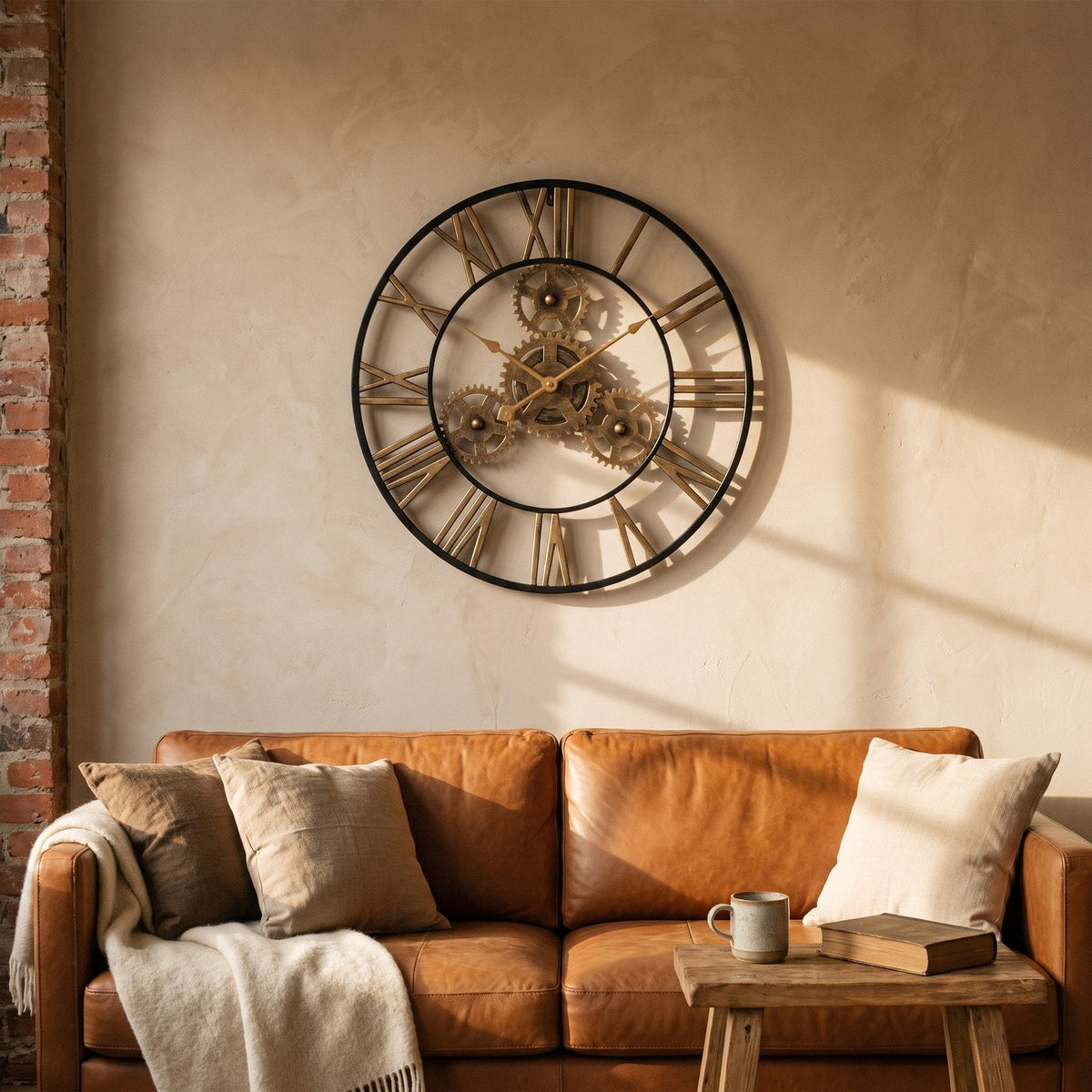 Metal Gears Wall Clock – product image