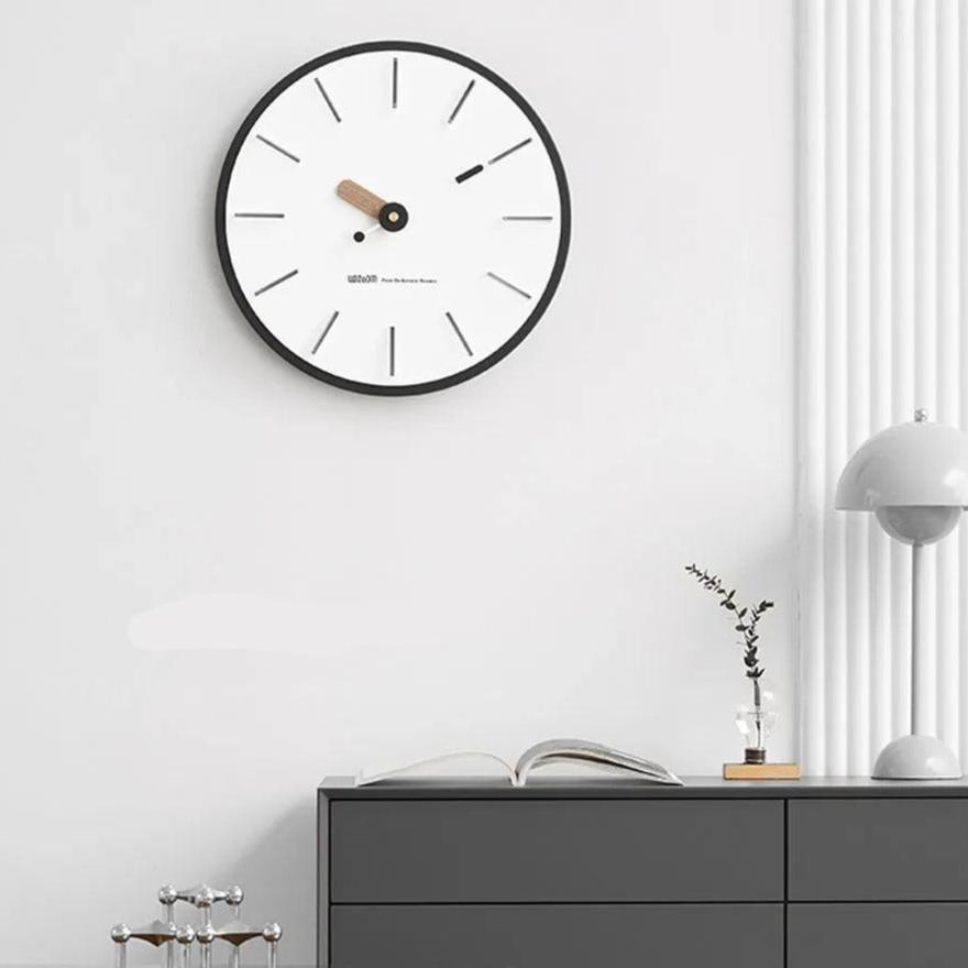 Minimalist Black Wall Clock – product image