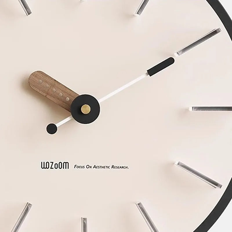 Minimalist Black Wall Clock – product view 9