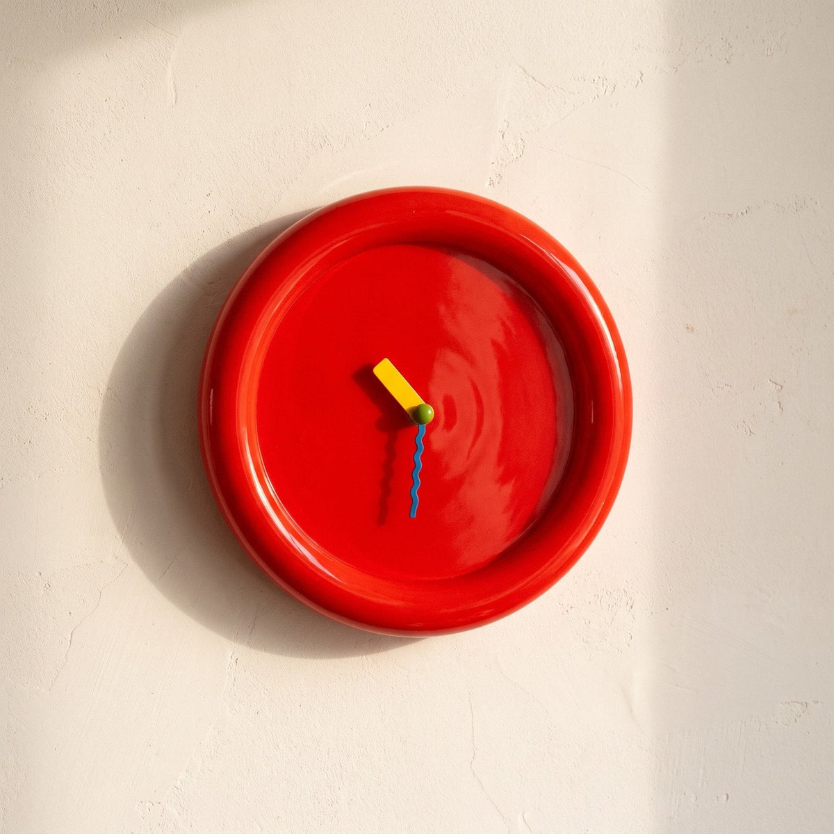 Minimalist Blue Dial Wall Clock – product view 10