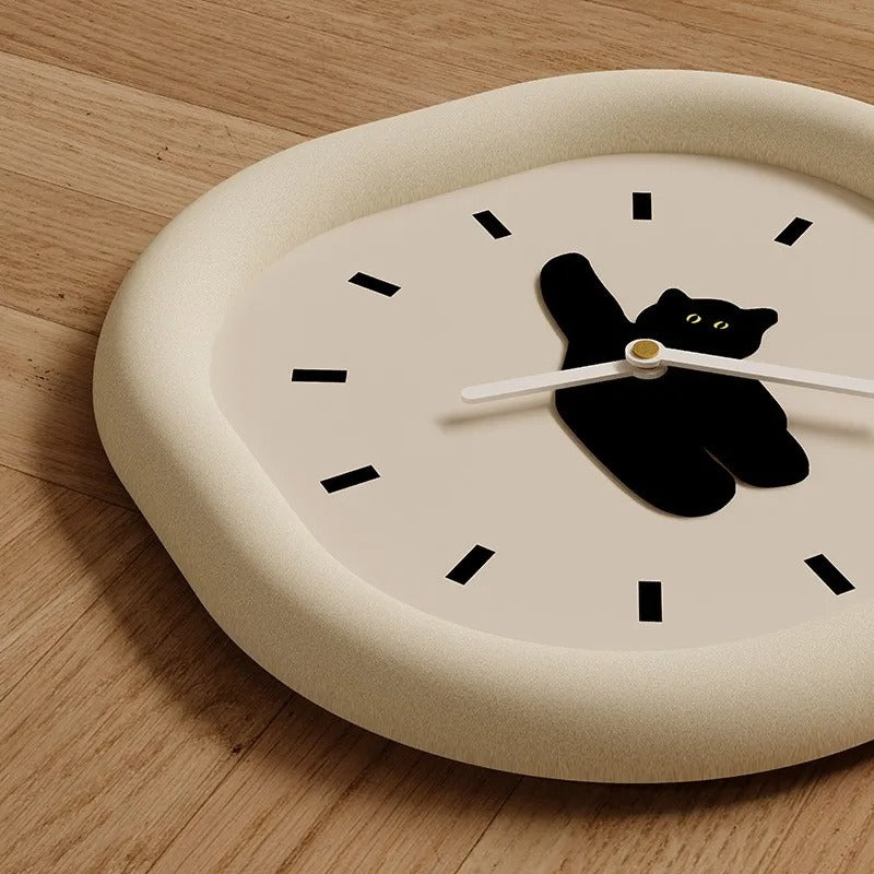Minimalist Cat Wall Clock – product view 3