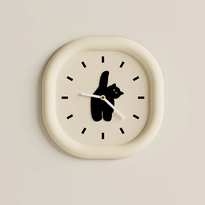Minimalist Cat Wall Clock – product view 5