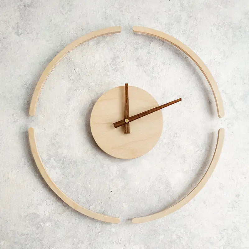 Minimalist Circle Wall Clock – view 3