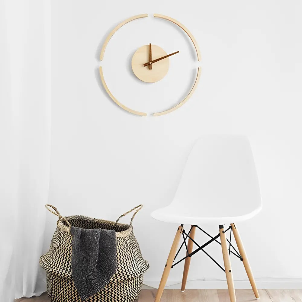 Minimalist Circle Wall Clock – view 4