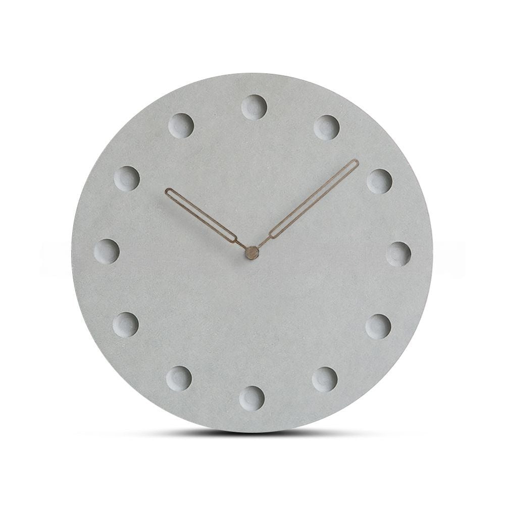 Minimalist Concrete Wall Clock – A