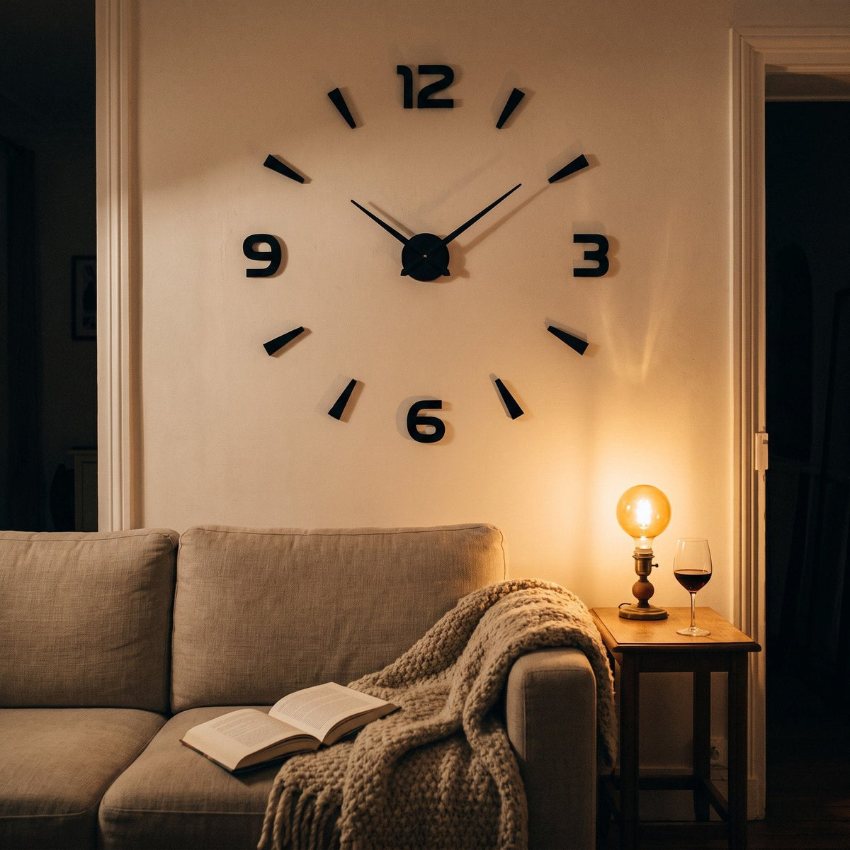 Minimalist Digital Wall Clock – product view 7