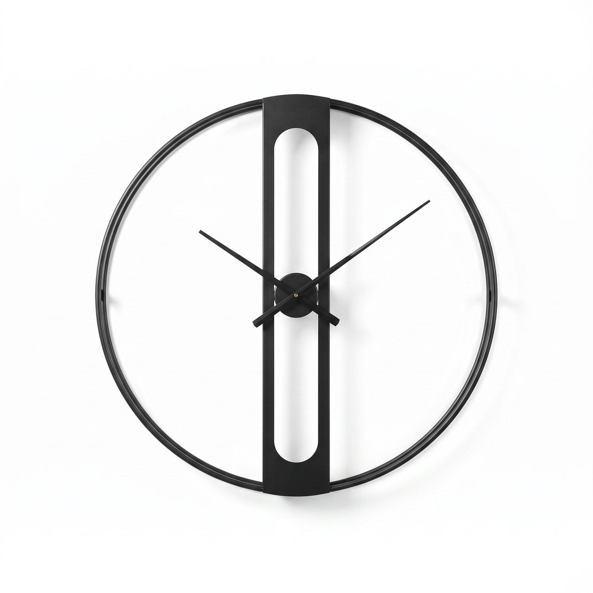 Minimalist Gold Metal Circle Wall Clock – product view 6