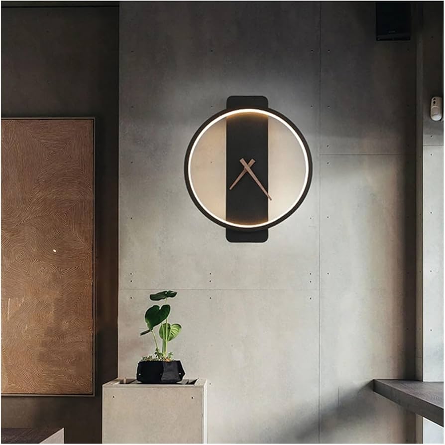 Minimalist LED Ring Wall Clock – product image