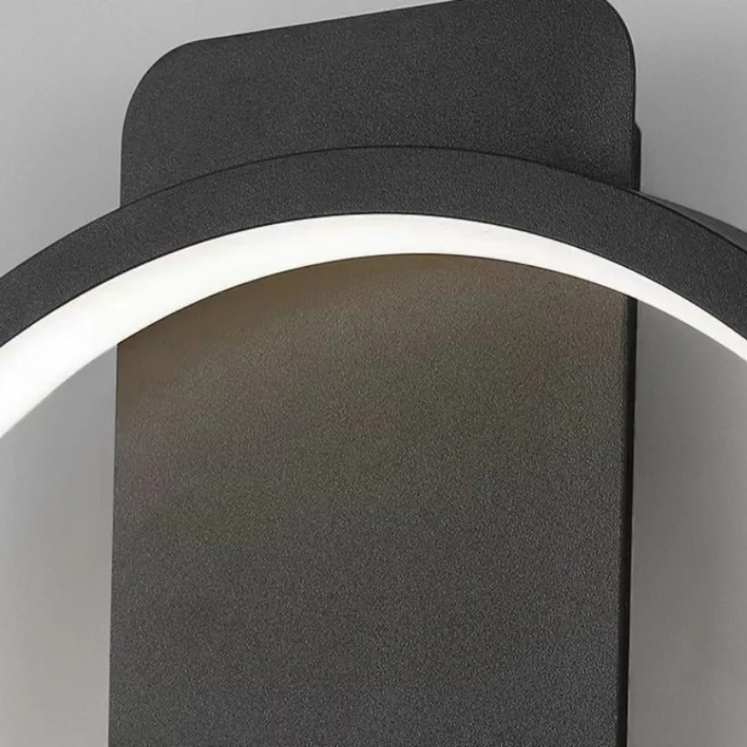 Minimalist LED Ring Wall Clock – product view 4