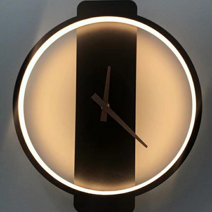Minimalist LED Ring Wall Clock – product view 5