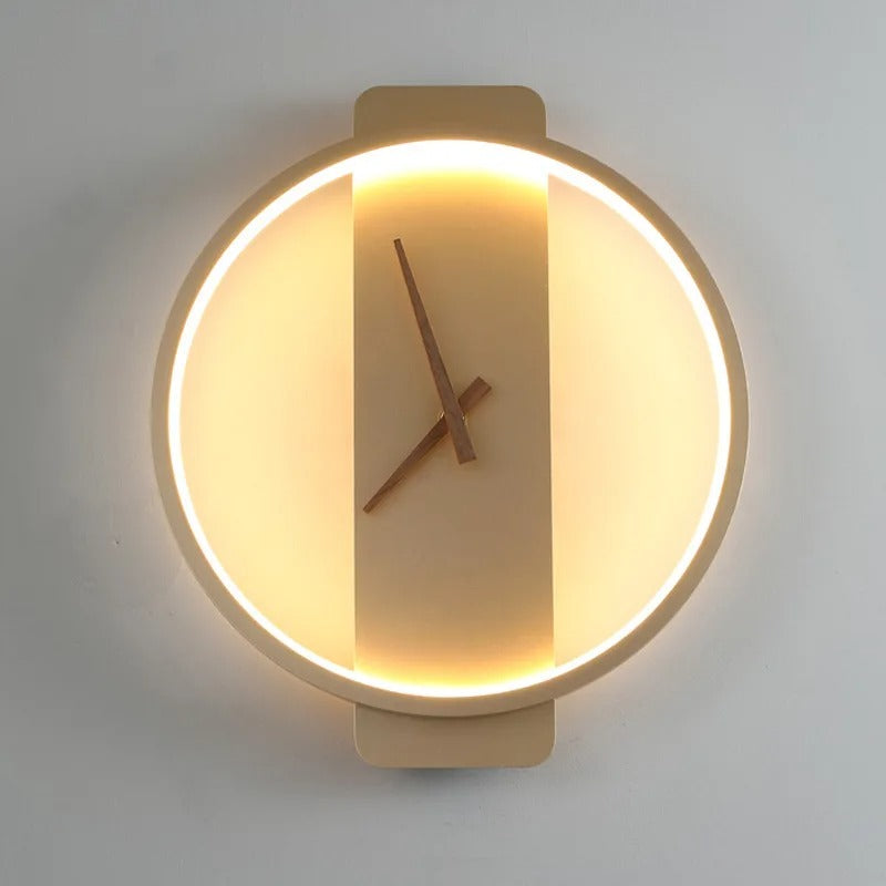 Minimalist LED Ring Wall Clock – product view 9