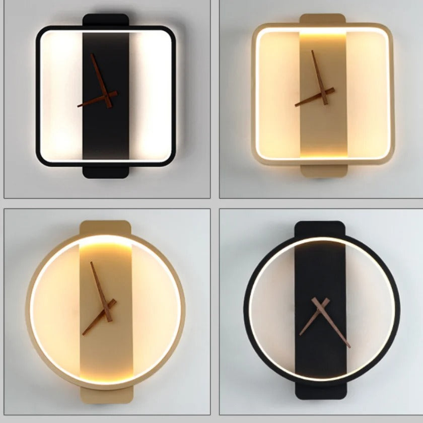 Minimalist LED Ring Wall Clock – product view 12