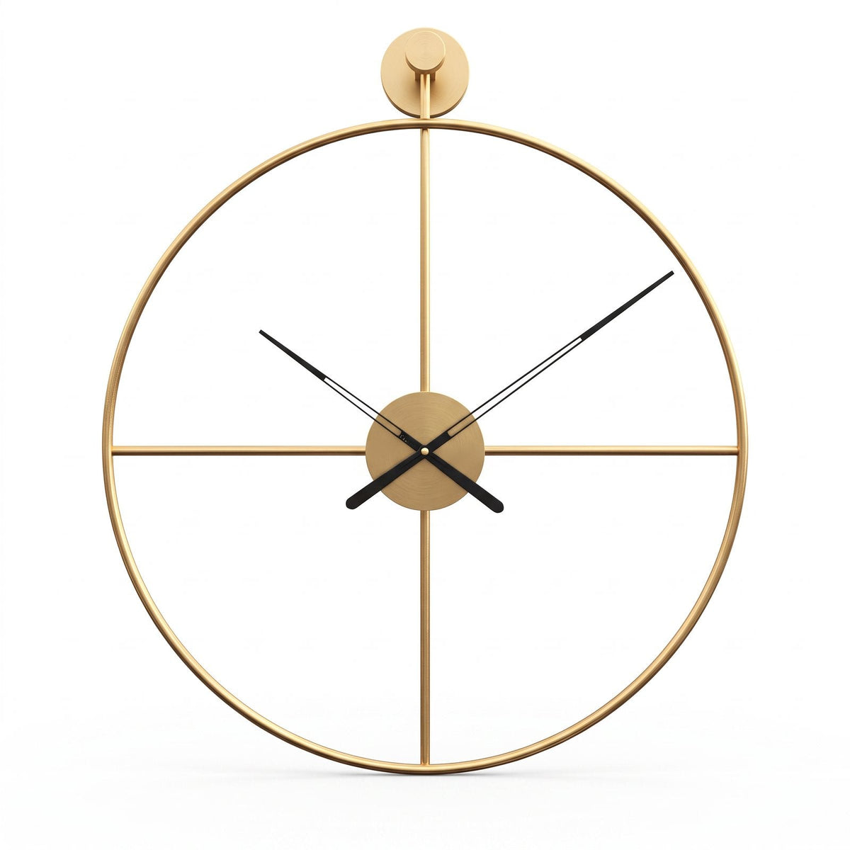Minimalist Round Metal Wall Clock – product view 5