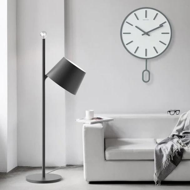 Minimalist Wooden Pendulum Wall Clock – product view 6