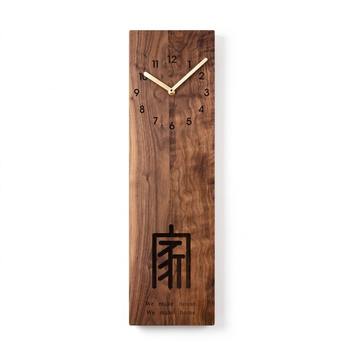 Minimalist Zen Natural Wood Wall Clock – product view 8