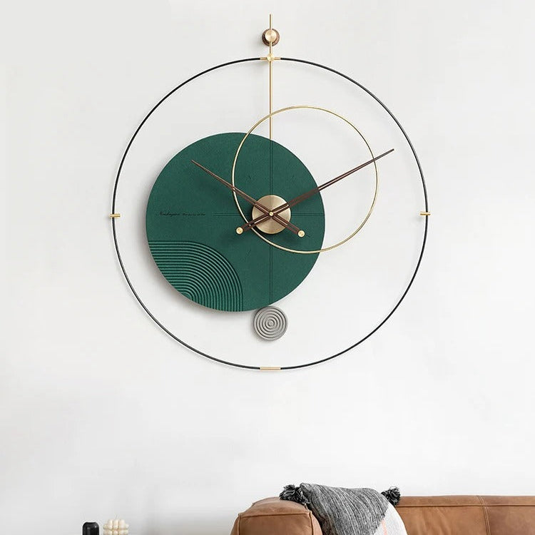 Modern Abstract Circle Wall Clock – product view 3