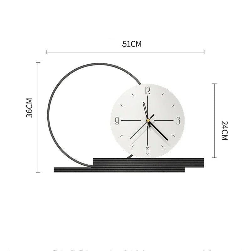 Modern Circle Wall Clock – product view 6
