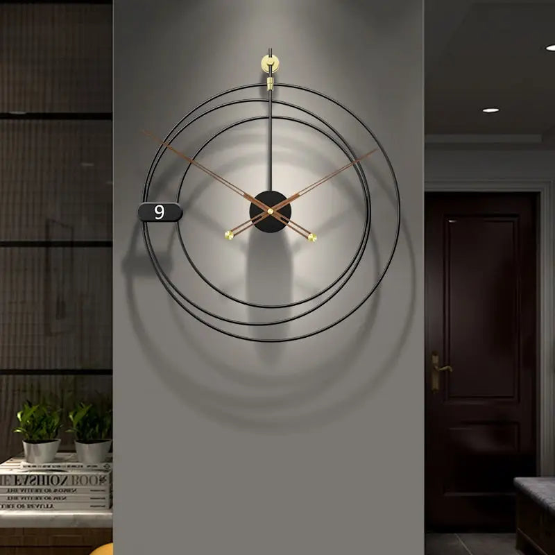 Modern Geometric Wall Clock – view 3