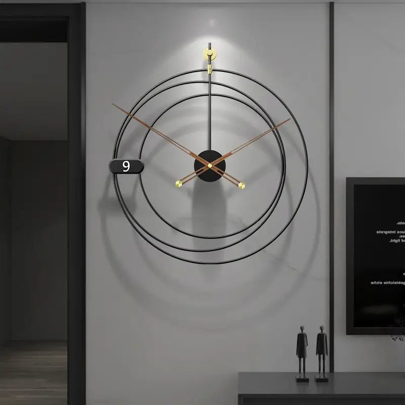 Modern Geometric Wall Clock – view 4