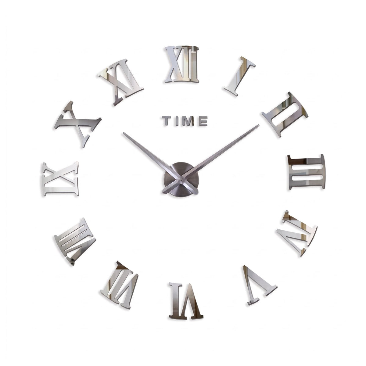 Modern Gold Roman Numeral Wall Clock – product view 5