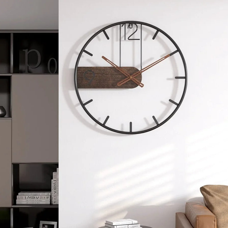 Modern Iron Wall Clock – product image