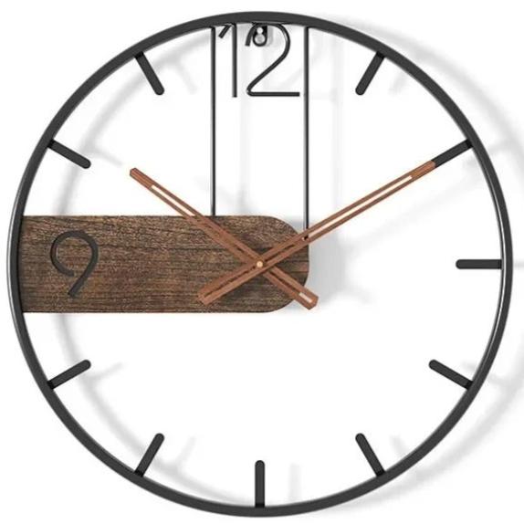 Modern Iron Wall Clock – product view 5