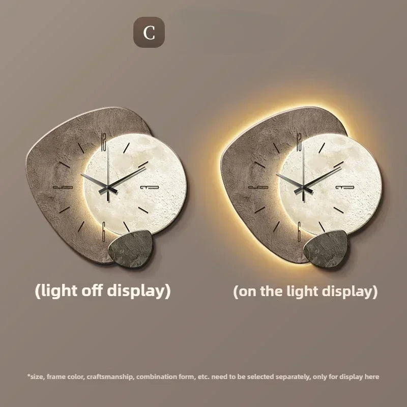 Modern LED Design Wall Clock – C, 50 X 50