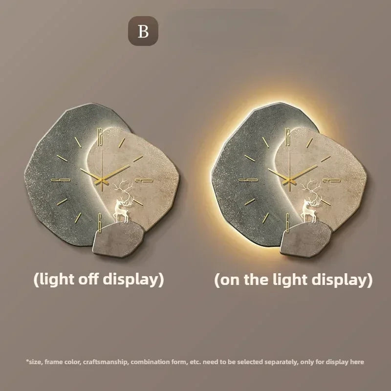 Modern LED Design Wall Clock – D, 60 X 60