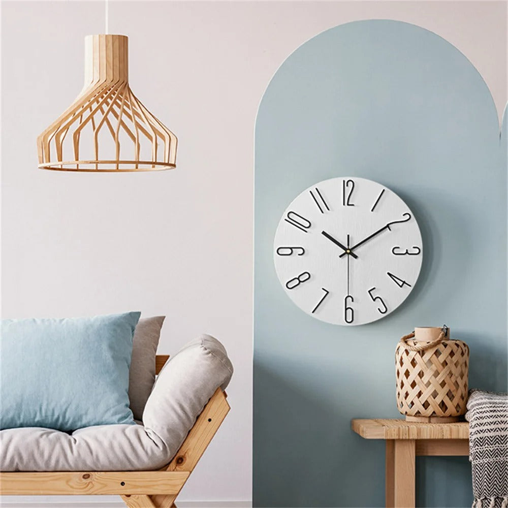 Modern Numbers Wall Clock – product image
