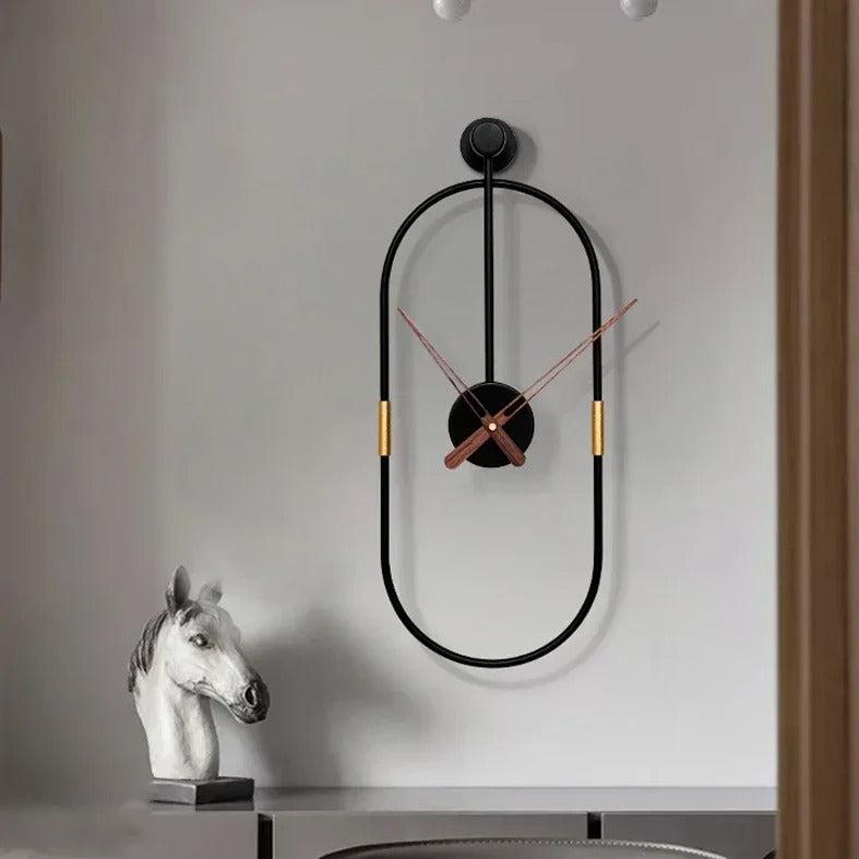 Modern Oval Wall Clock – product image