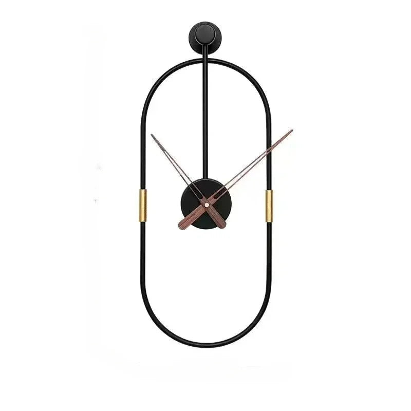 Modern Oval Wall Clock – product view 5