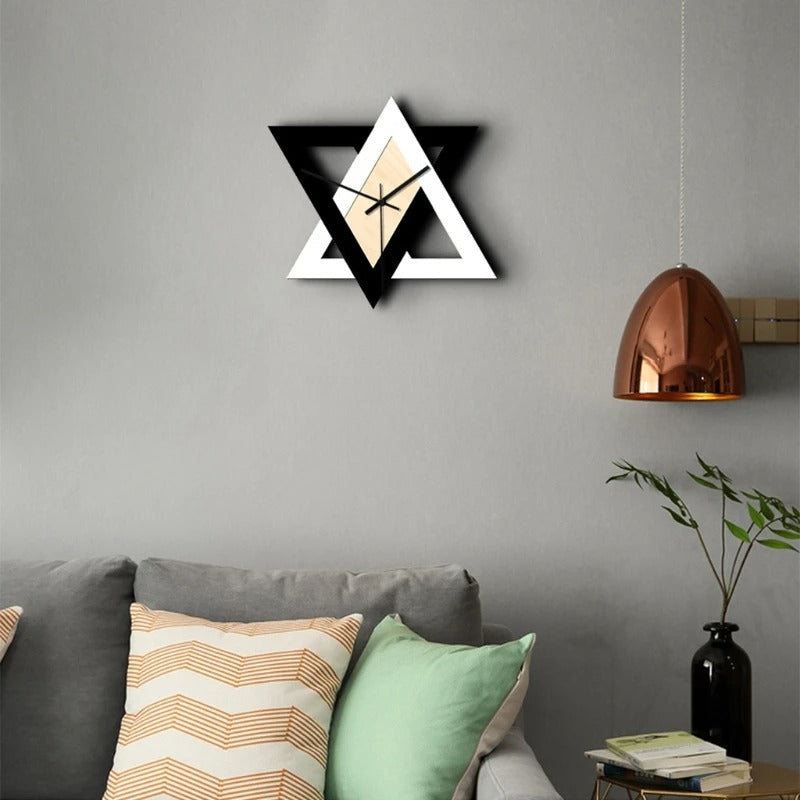 Modern Triangle Wall Clock – product image
