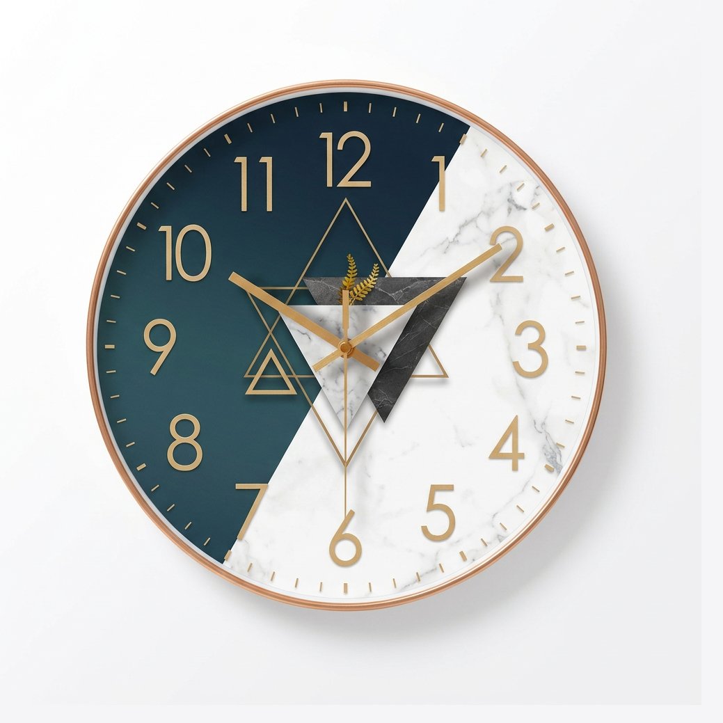 Modern Two-Tone Wall Clock – product view 3
