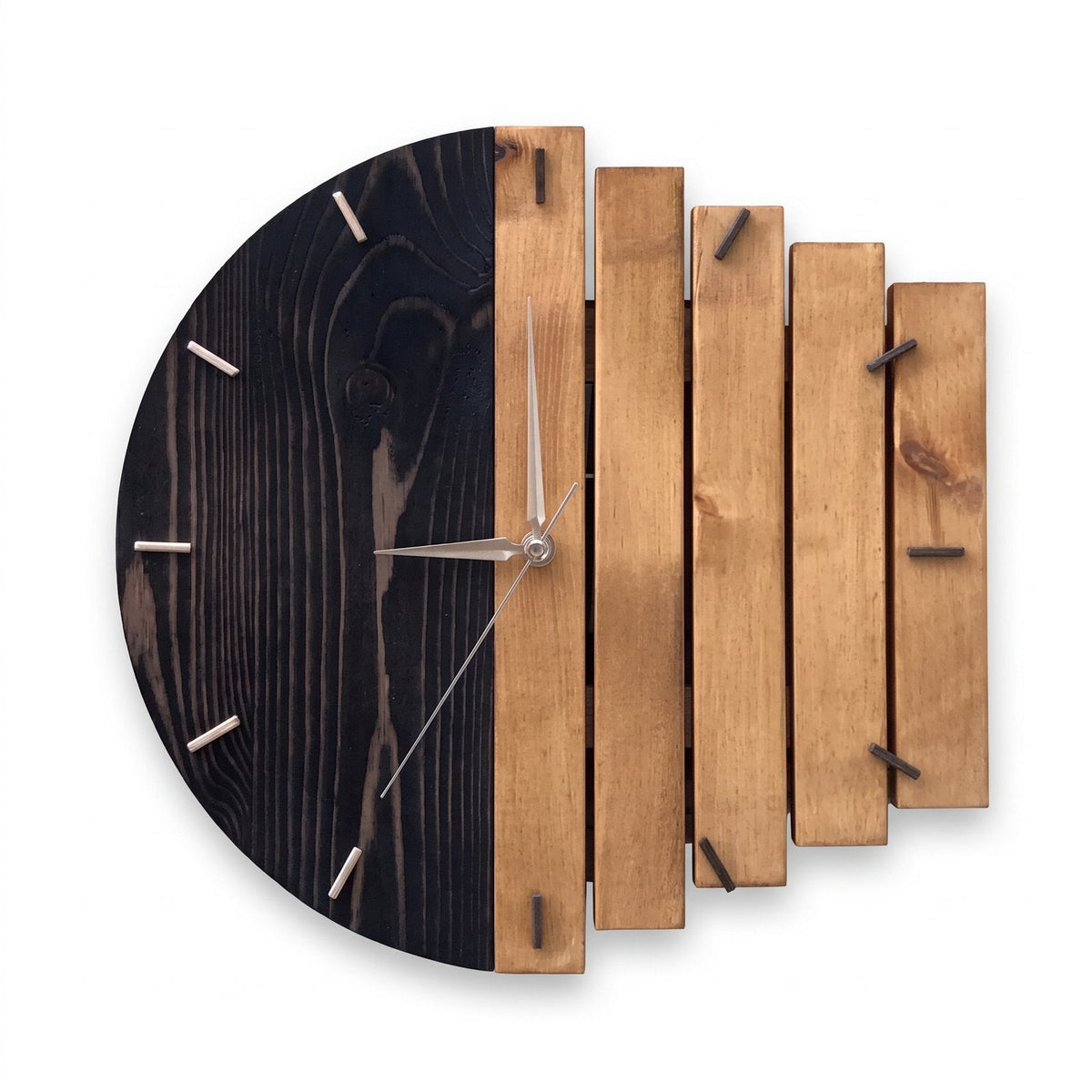 Modern Wood Wall Clock – product view 8