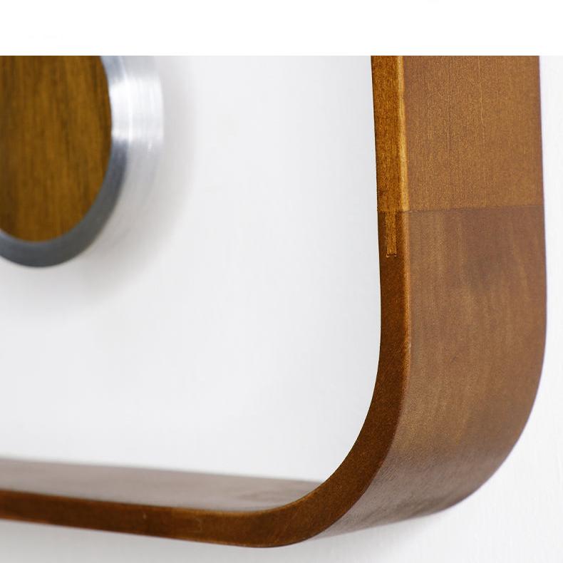 Modern Wooden Pendulum Wall Clock – product view 5