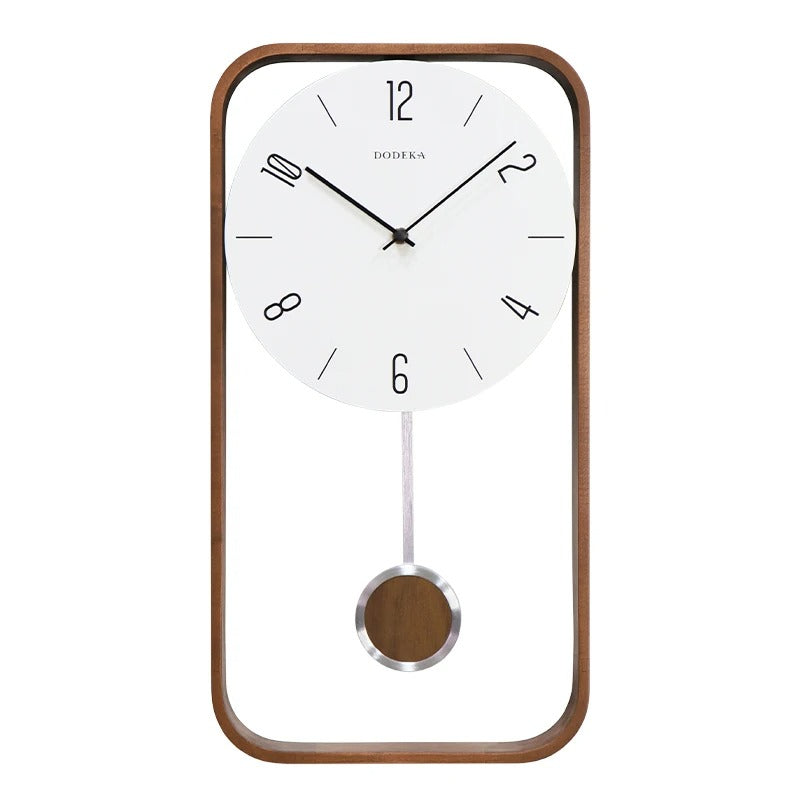 Modern Wooden Pendulum Wall Clock – product view 7