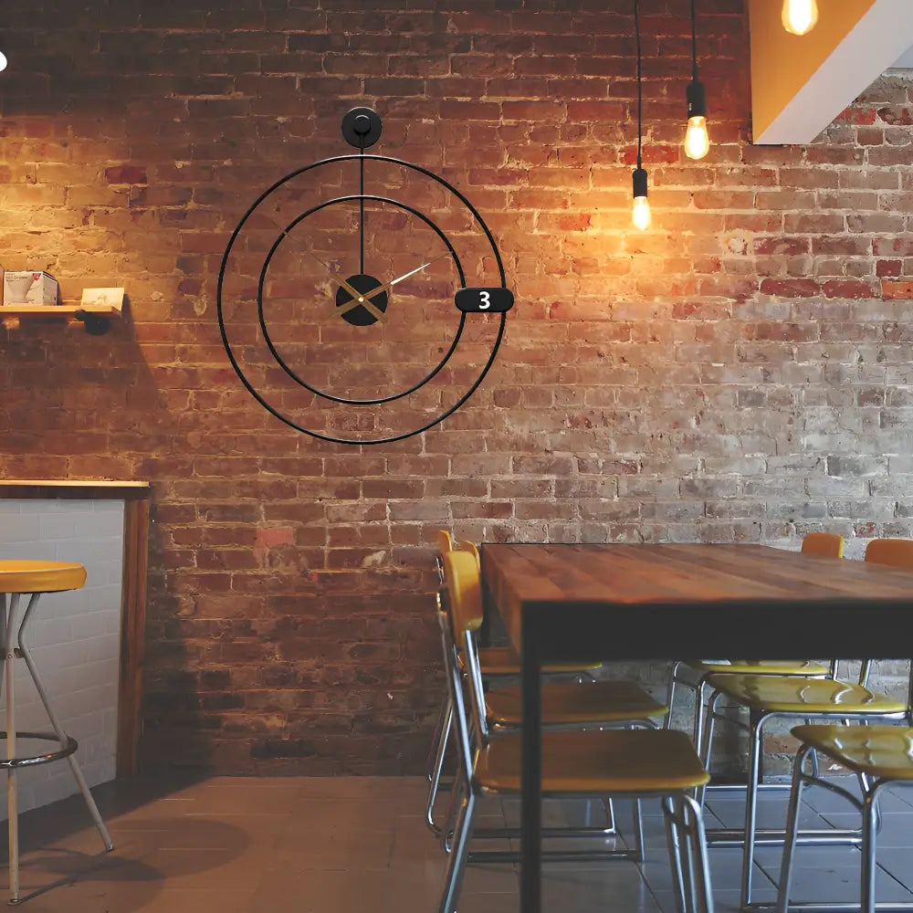Orbital Wall Clock – view 3