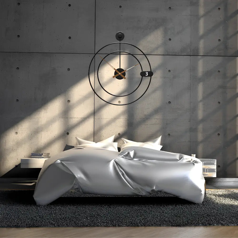 Orbital Wall Clock – view 2